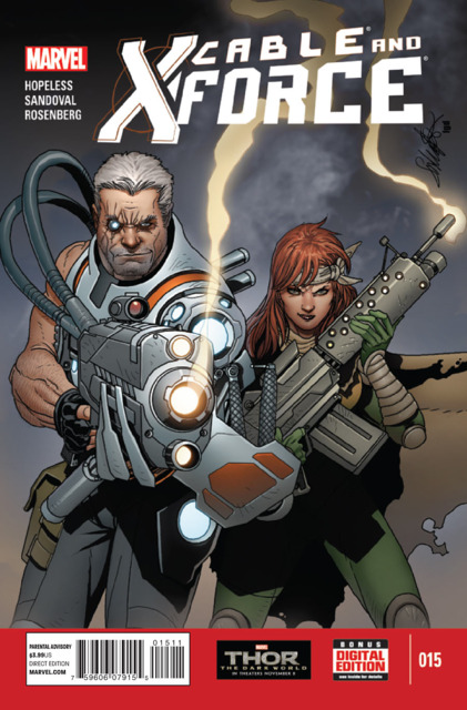 Cable and X-Force #15 comic cover