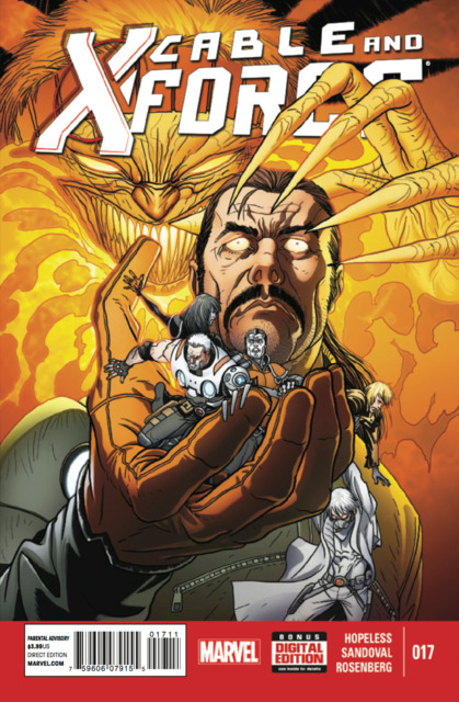 Cable and X-Force #17 comic cover