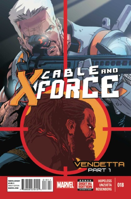 Cable and X-Force #18 comic cover