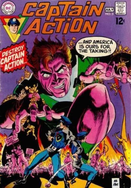 Captain Action #5 comic cover
