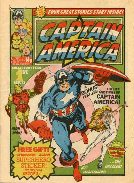 Captain America #1 comic cover