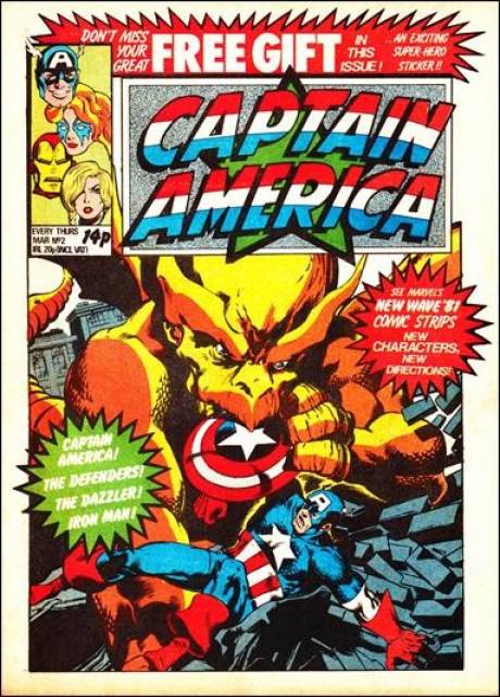 Captain America #2 with free gift comic cover