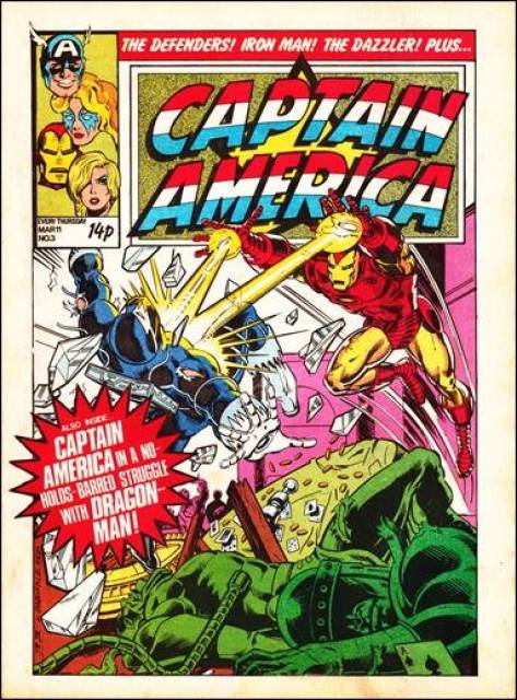 Captain America #3 with free gift comic cover
