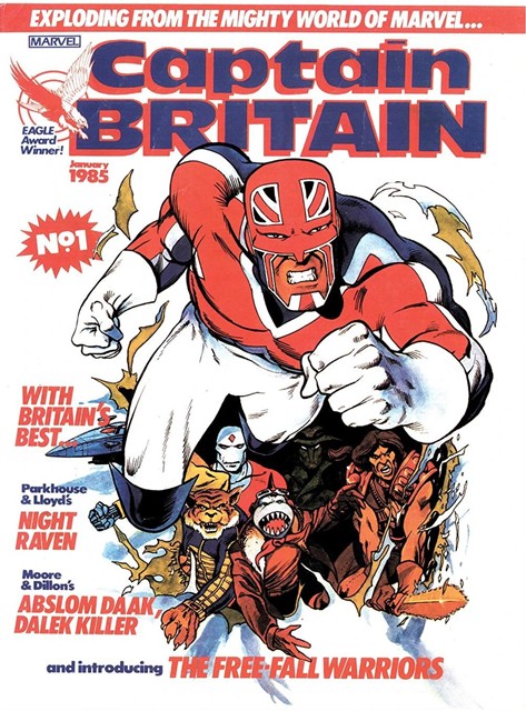 Captain Britain Vol 2 #1 comic cover