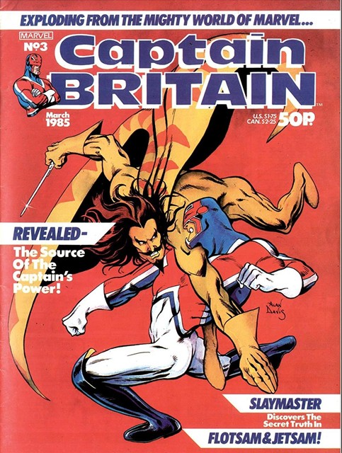 Captain Britain Vol 2 #3 comic cover