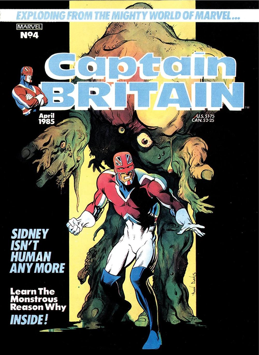 Captain Britain Vol 2 #4 comic cover