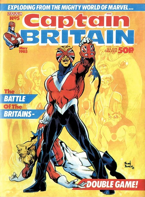 Captain Britain Vol 2 #5 comic cover