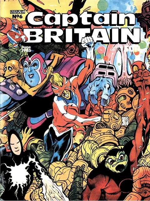 Captain Britain Vol 2 #6 comic cover