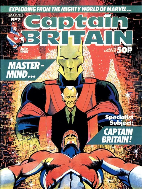 Captain Britain Vol 2 #7 comic cover