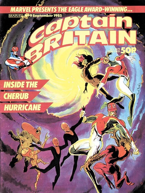 Captain Britain Vol 2 #9 comic cover