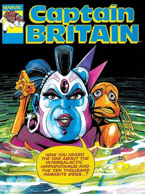 Captain Britain Vol 2 #12 comic cover