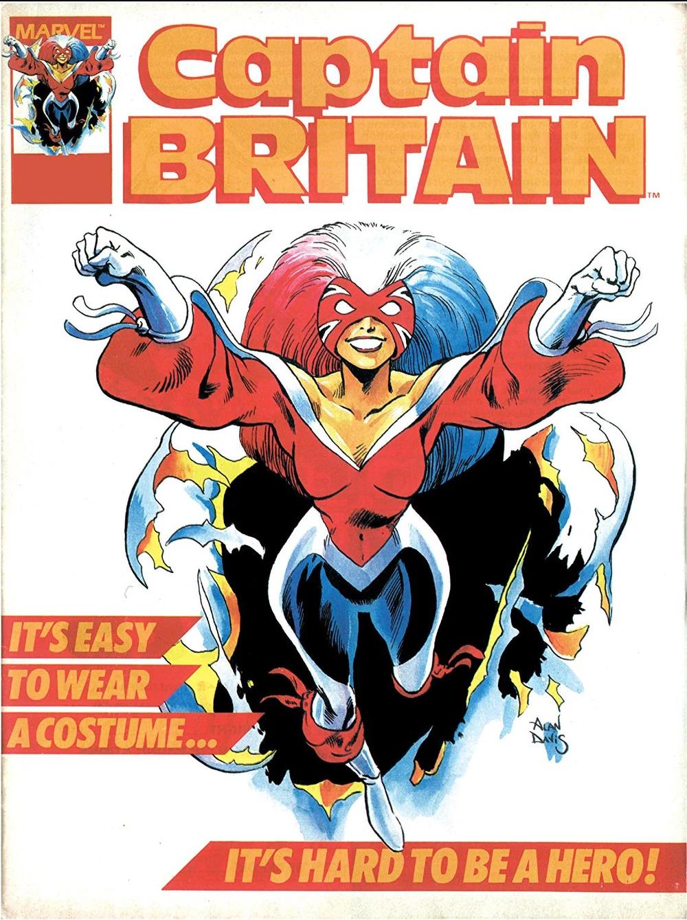 Captain Britain Vol 2 #13 comic cover