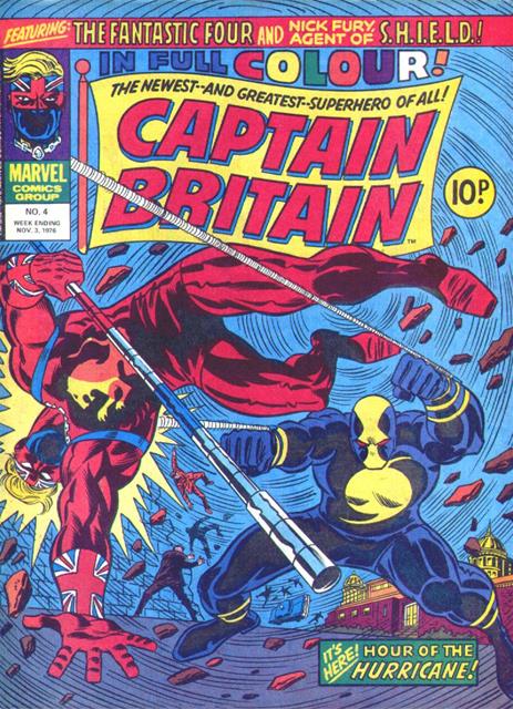 Captain Britain #4 comic cover