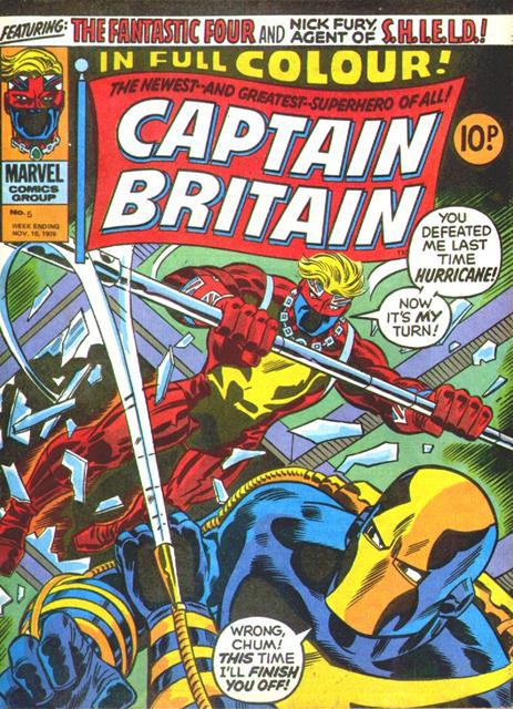 Captain Britain #5 comic cover