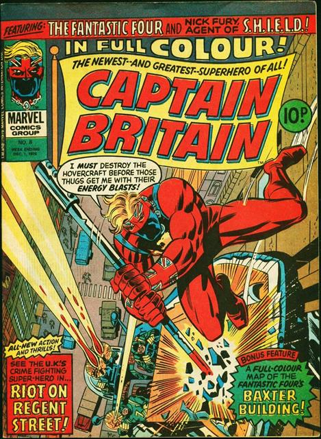 Captain Britain #8 comic cover