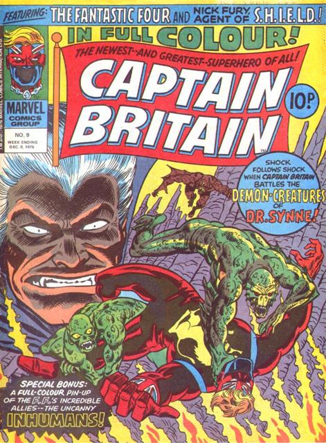 Captain Britain #9 comic cover