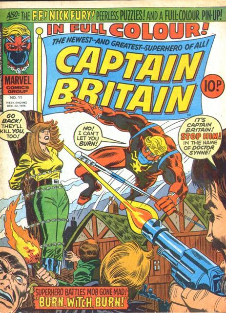 Captain Britain #11 comic cover