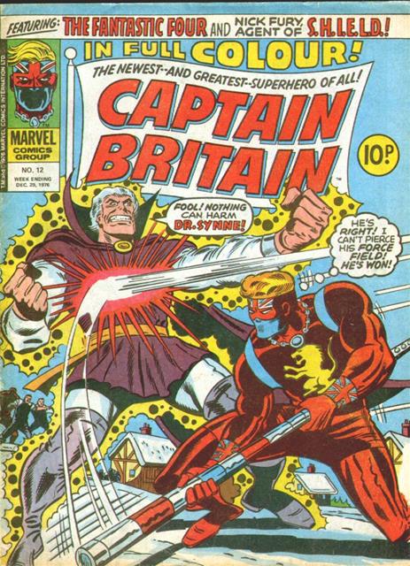 Captain Britain #12 comic cover