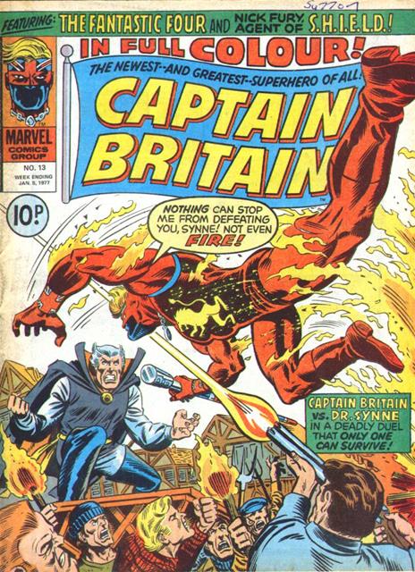 Captain Britain #13 comic cover