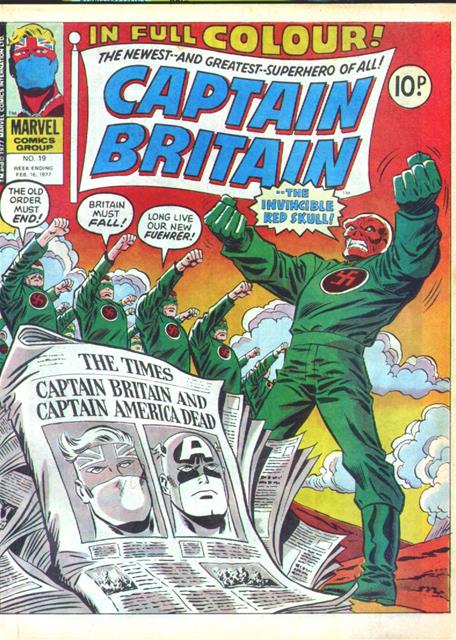 Captain Britain #19 comic cover