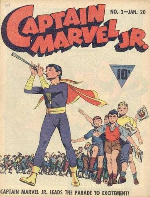 Captain Marvel Jr #3 comic cover
