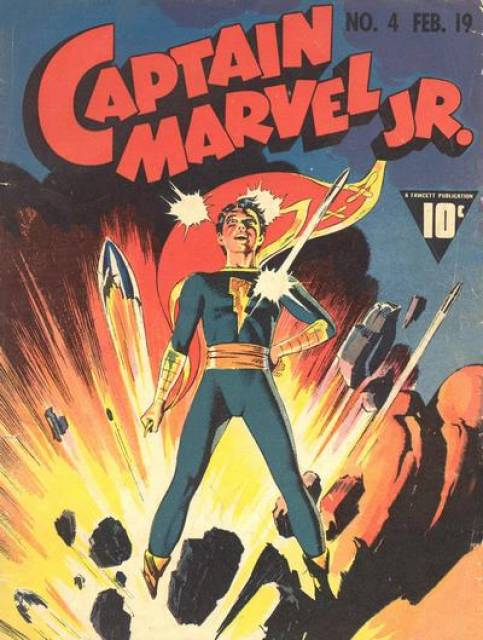 Captain Marvel Jr #4 comic cover
