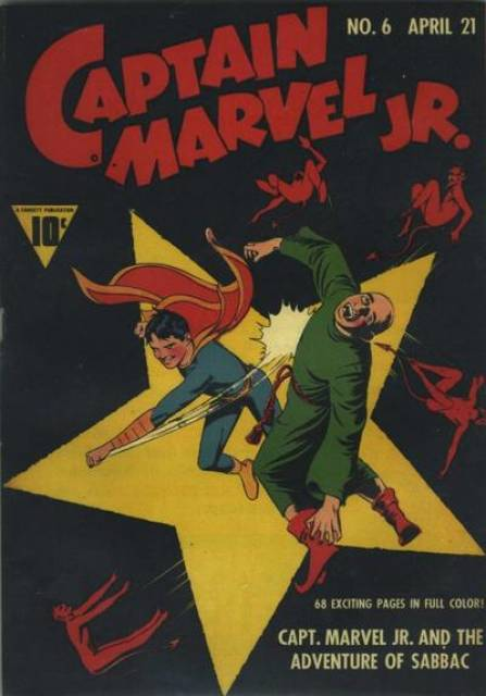 Captain Marvel Jr #6 comic cover