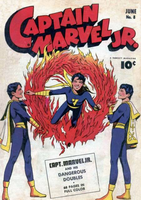 Captain Marvel Jr #8 comic cover