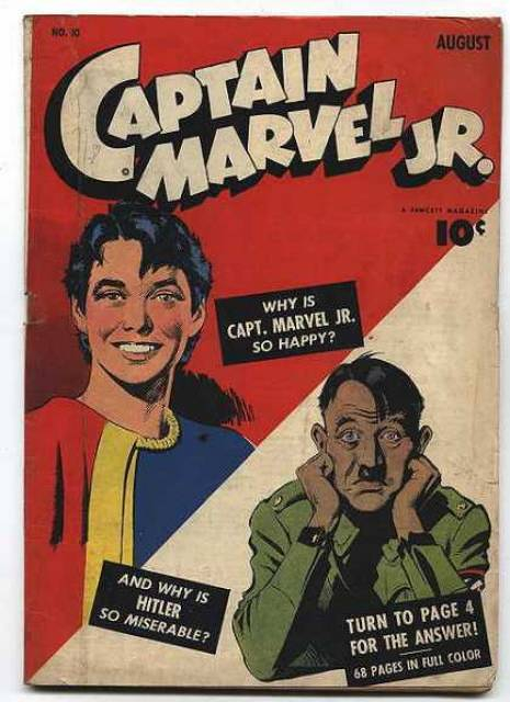 Captain Marvel Jr #10 comic cover
