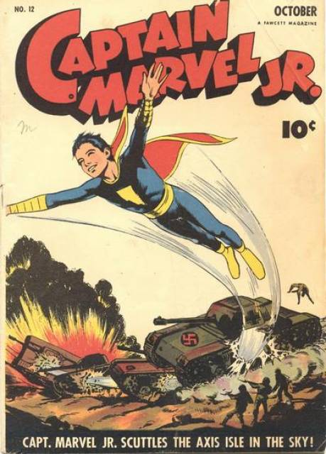 Captain Marvel Jr #12 comic cover
