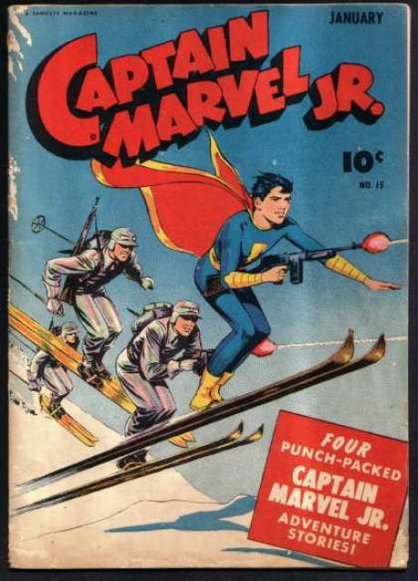 Captain Marvel Jr #15 comic cover
