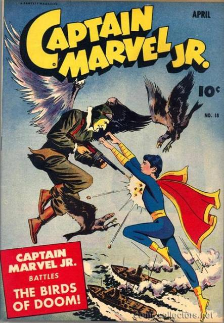 Captain Marvel Jr #18 comic cover
