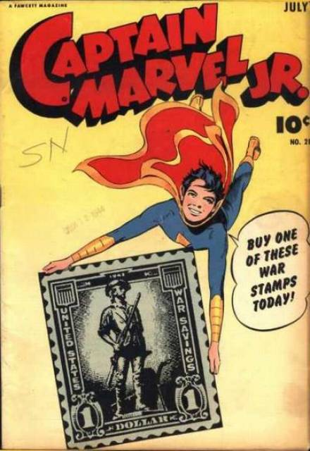 Captain Marvel Jr #21 comic cover