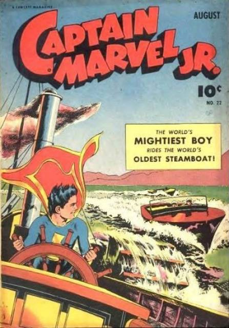 Captain Marvel Jr #22 comic cover