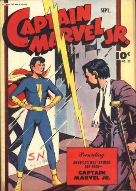 Captain Marvel Jr #23 comic cover