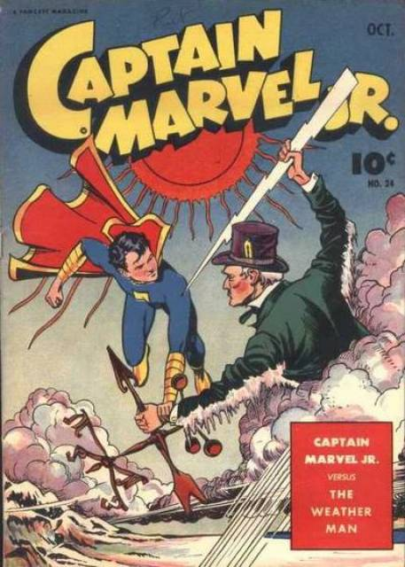 Captain Marvel Jr #24 comic cover