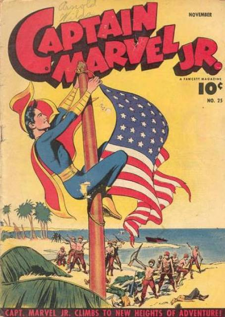 Captain Marvel Jr #25 comic cover
