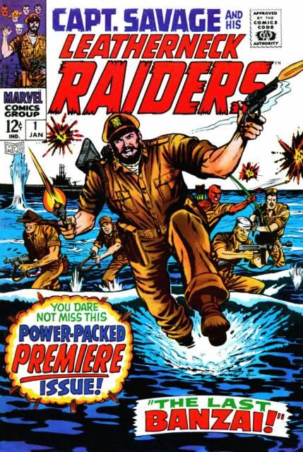 Captain Savage and his Leatherneck Raiders #1 comic cover