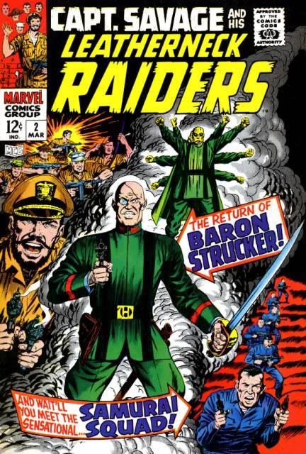 Captain Savage and his Leatherneck Raiders #2 comic cover