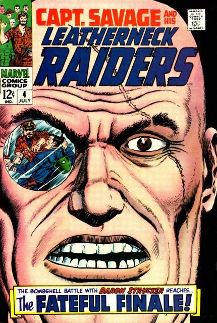 Captain Savage and his Leatherneck Raiders #4 comic cover