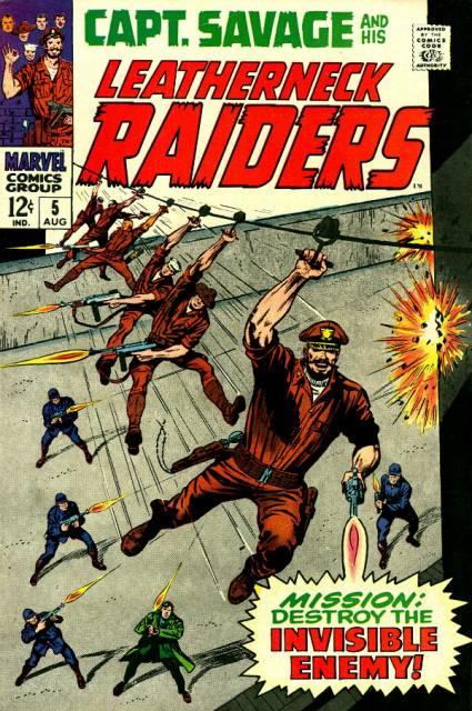 Captain Savage and his Leatherneck Raiders #5 comic cover