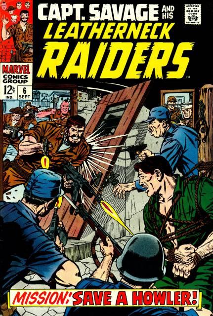 Captain Savage and his Leatherneck Raiders #6 comic cover