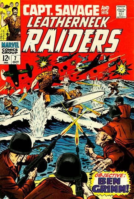 Captain Savage and his Leatherneck Raiders #7 comic cover