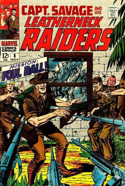 Captain Savage and his Leatherneck Raiders #8 comic cover