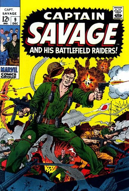 Captain Savage and his Battlefield Raiders #9 comic cover