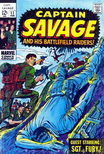 Captain Savage and his Battlefield Raiders #11 comic cover