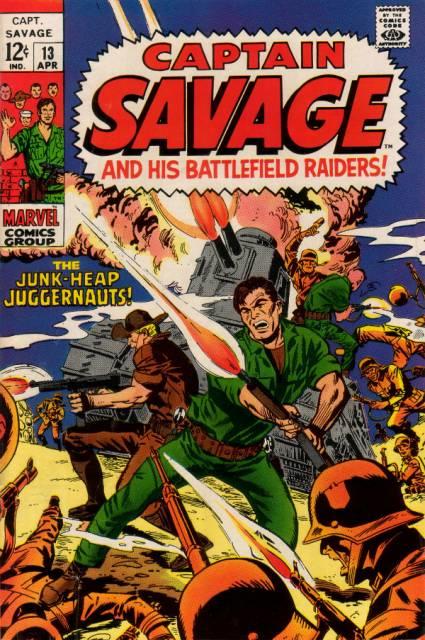 Captain Savage and his Battlefield Raiders #13 comic cover