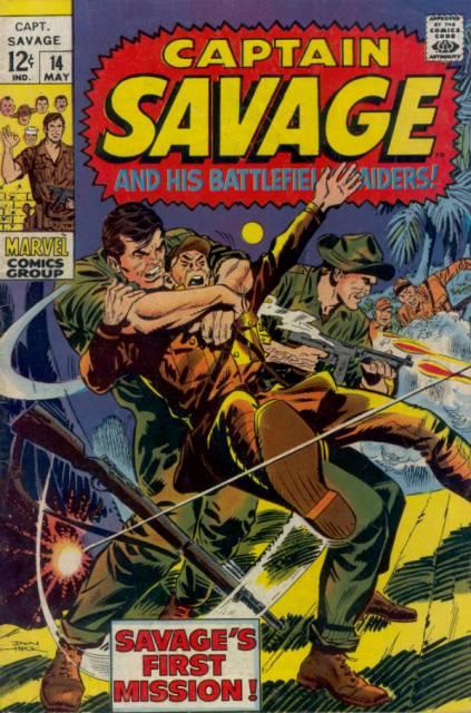 Captain Savage and his Battlefield Raiders #14 comic cover