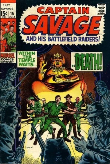 Captain Savage and his Battlefield Raiders #15 comic cover