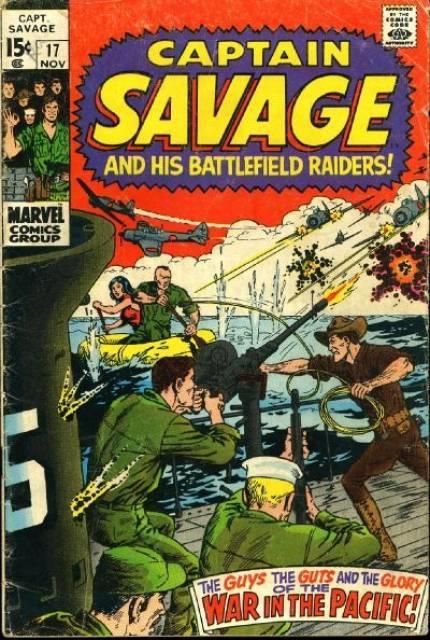 Captain Savage and his Battlefield Raiders #17 comic cover